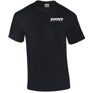 G200 Gildan Ultra Cotton T-Shirt - Black (Purple Logo)