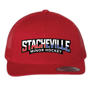 6606 Yupoong Adult Retro Trucker Cap - Red