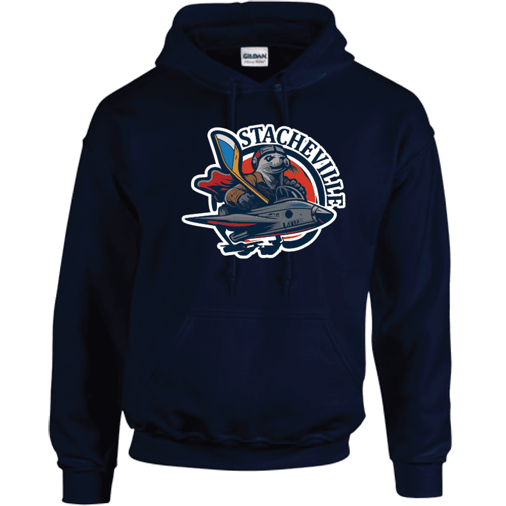 G185 Gildan Heavy Blend 8 oz., 50/50 Hooded Sweatshirt - Navy