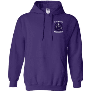 G185 Gildan Heavy Blend 8 oz., 50/50 Hooded Sweatshirt - Purple