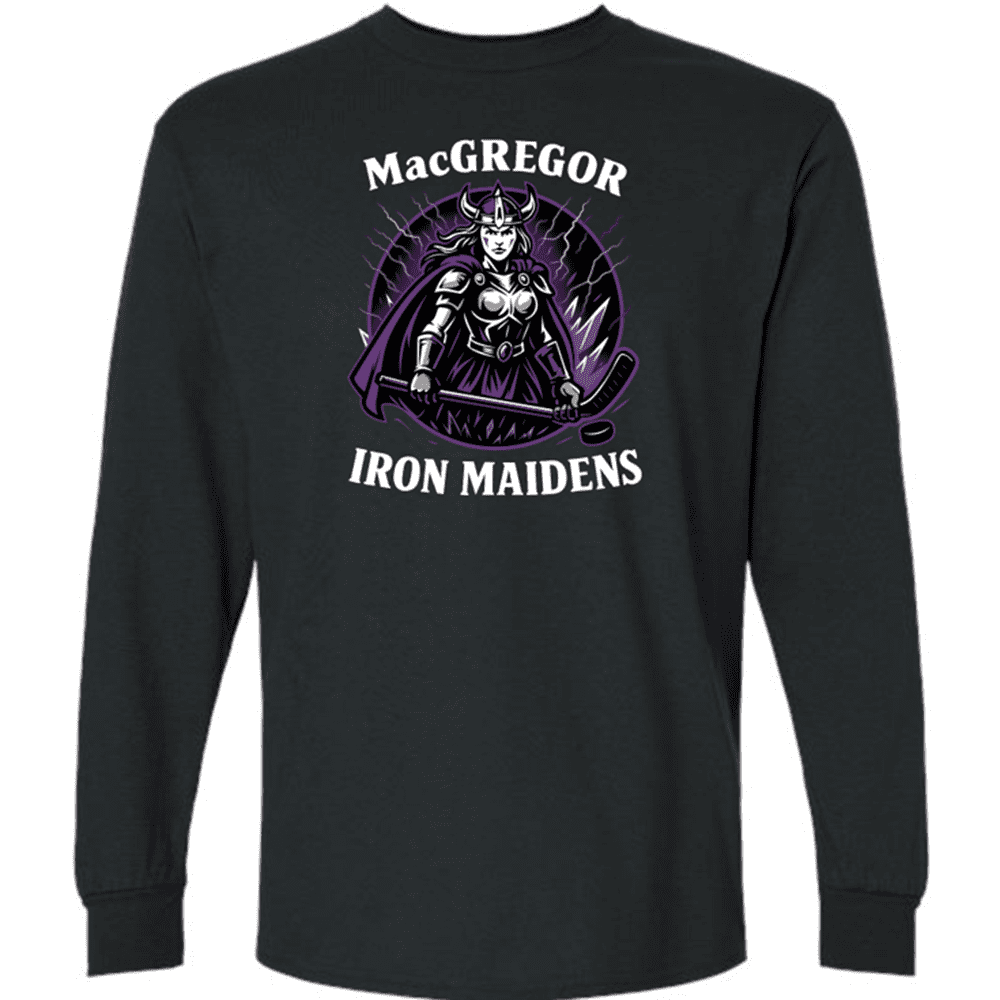 G240 Gildan Ultra Cotton Long Sleeve T-Shirt - Black