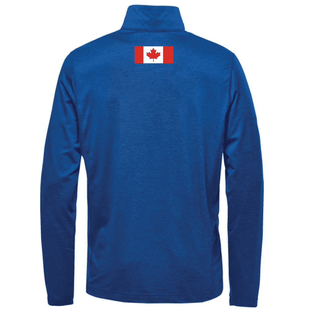 HXR-1 Stormtech Men's Milano 1/4 Zip Pullover - Classic Blue Heather - Image 2